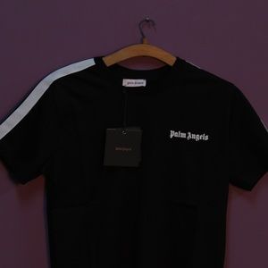 Palm Angels Shirts - Palm Angels Black Short Sleeve T-Shirt Palm Angels Shirts - Palm Angels Black Short Sleeve T-Shirt